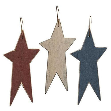 3 Set Primitive Colors Primitive Star Ornaments - The Fox Decor